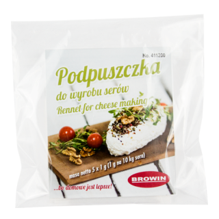 Podpuszczka do serów - 5 x 1 g