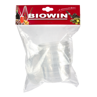 Pojemniki do wyrobu jogurtu domowego - 280 ml - 4 szt.