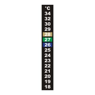 Termometr ciekłokrystaliczny - samoprzylepny - 18x130 mm