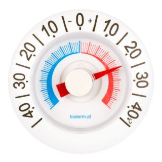 Termometr zewnętrzny - okrągły wskazówkowy - samoprzylepny - śr. 105 mm