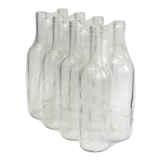 Zestaw butelek na wino - 750 ml - 8 szt.