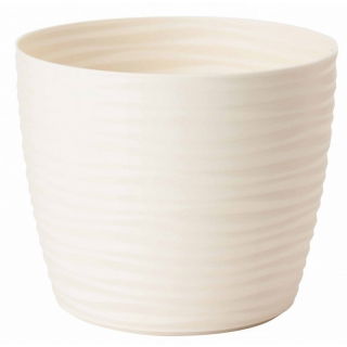 Osłonka okrągła Sahara petit - 15 cm - kremowa