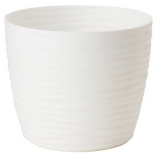 Osłonka okrągła Sahara petit - 13 cm - biała