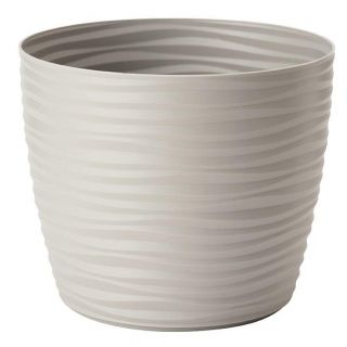 Osłonka okrągła Sahara petit - 11 cm - jasnoszara