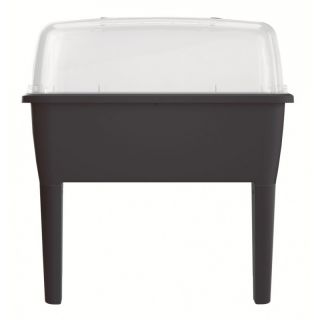 Domowy ogród na nóżkach z pokrywą - Szklarenka domowa Respana Planter Set - 77 cm - antracyt