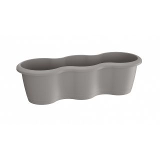 Skrzynka balkonowa/Doniczka zewnętrzna Respana Triple - 52 cm - kamienny szary