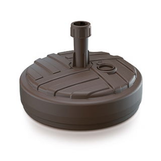 Podstawa parasola/Stojak na parasol okrągły Umbrella Base Board - 39 cm - umbra, ciemny brąz