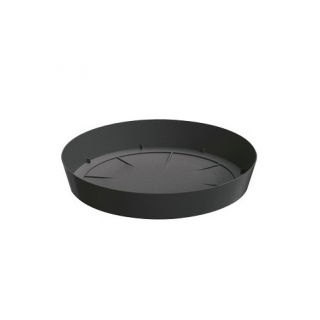 Lekka podstawka do doniczki Lofly - 10,5 cm - antracyt