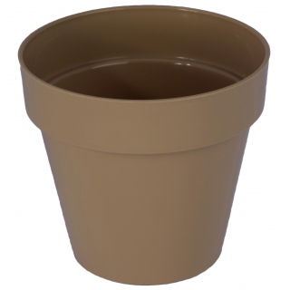 Osłonka okrągła wisząca Ibiza - 22 cm - cafe latte