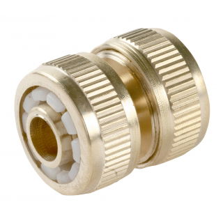 Reparator, złączka, łącznik węży - mosiężny - 1/2"