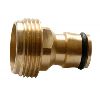 Adapter mosiężny z gwintem zewnętrznym - 3/4"
