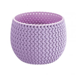 Doniczka okrągła Splofy Bowl Basic - 18 cm - jagodowy jasny
