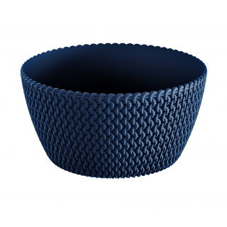 Doniczka misa okrągła Splofy - 23,6 cm - antracyt
