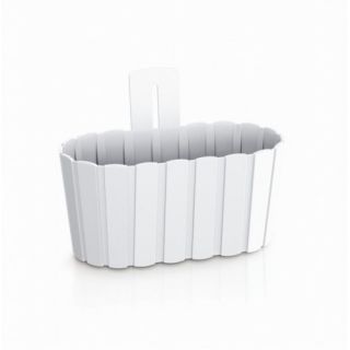 Doniczka naścienna Boardee Wall - 27,4 cm - biały