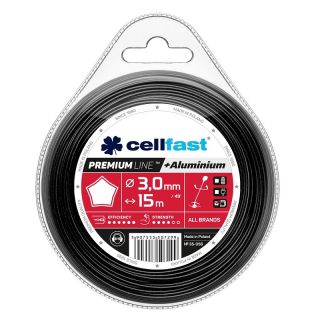 Żyłka tnąca PREMIUM - gwiazdka, 3,0mm x 15m - CELLFAST