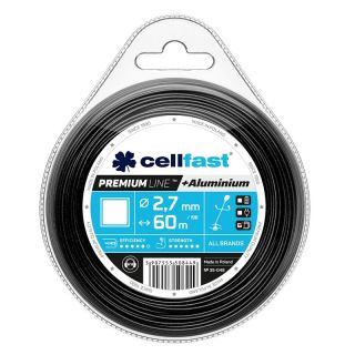Żyłka tnąca PREMIUM - kwadratowa, 2,7mm x 60m - CELLFAST