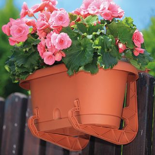 Zestaw balkonowy Lotos - terakota - 60 cm