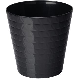 Osłonka okrągła Diament petit - 15 cm - czarny