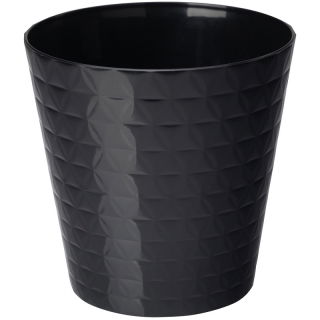 Osłonka okrągła Diament petit - 22 cm - czarny