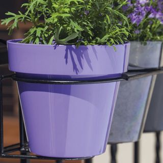 Kosz metalowy potrójny + zestaw 3 osłonek okrągłych Ibiza - 16 cm - biały