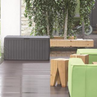 Skrzynia do ogrodu, na balkon lub taras - Boxe Board - 290 litrów - antracyt