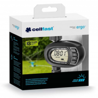 Solarny sterownik nawadniania ERGO - zegar - CELLFAST