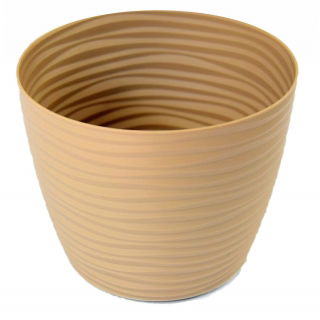 Osłonka okrągła Sahara petit - 13 cm - cafe latte