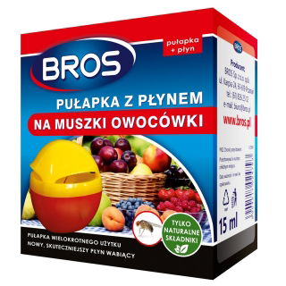 Pułapka z płynem na muszki owocówki - Bros