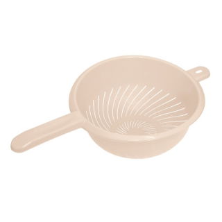 Cedzak z uchwytem - śr. 24 cm - Fabio - kremowy