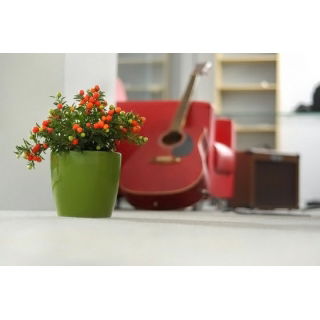 Doniczka Coubi Duo śr. 15 cm - Oliwkowa