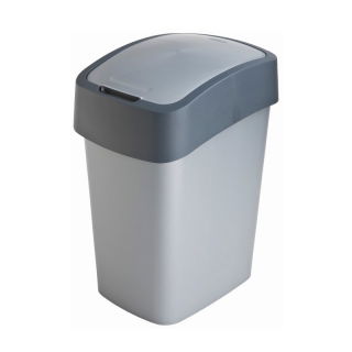 Kosz do sortowania śmieci Flip Bin - 10 litrów - szary