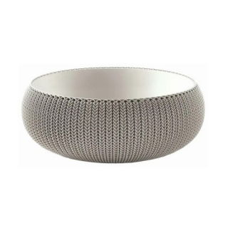 Doniczka niska Cozies - misa - śr. 54 cm - piaskowa