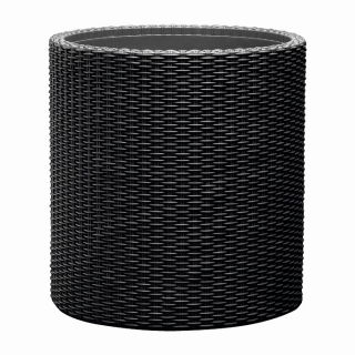 Doniczka okrągła średnia - śr. 36 cm - Cylinder Planter - antracyt