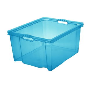 Pojemnik do przechowywania - Multi-Box - rozmiar XXL - niebieski transparentny