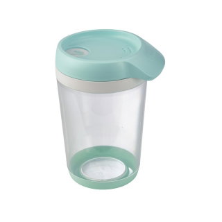 Pojemnik z dozownikiem - Bruni - 0,5 litra - seledynowy