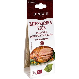 Mieszanka ziół do szynki piwnej - Tajemnica dziadka Stanisława - 38 g