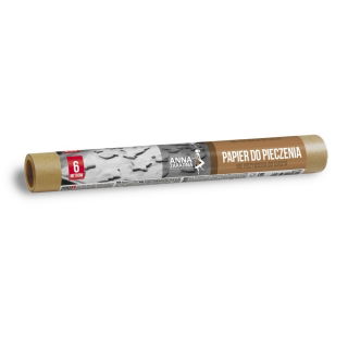 Papier do pieczenia brązowy - rolka - 6 m