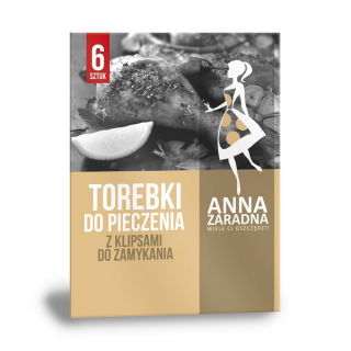 Torebki do pieczenia z klipsami do zamykania - 6 szt.