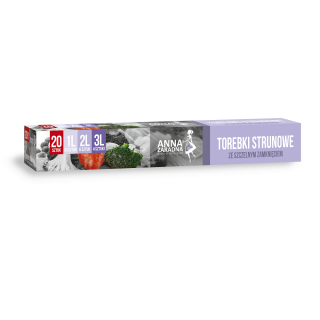 Torebki strunowe MIX - 1L, 2L, 3L - 20 szt.