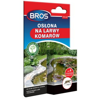 Osłona na larwy komarów - do oczek wodnych, zapobiega rozwojowi komarów - Bros - 20 ml