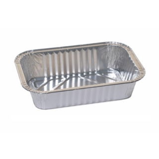 Foremka aluminiowa do pieczenia - podłużna - do szarlotki, pasztetów i ryb - 790 ml - 5 szt.