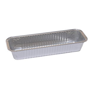 Foremka aluminiowa do pieczenia - podłużna - do makowca, strucla, chałwy i babki piaskowej - 1,075 l