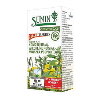 Atut Turbo - zwalcza komosę białą, mniszka pospolitego i inne - Sumin - 100 ml