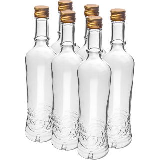 Butelka z zakrętką - Złoty Łan - 500 ml - 6 szt.