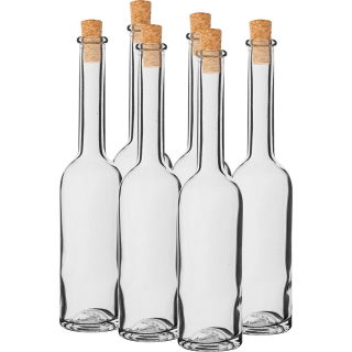 Butelki na nalewkę z korkami - 100 ml - 6 szt.