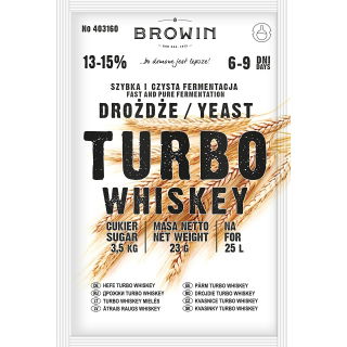 Drożdże gorzelnicze Turbo - Whiskey - 23 g