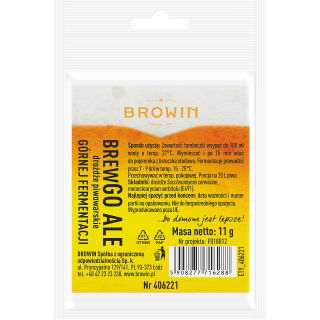 Drożdże piwowarskie - Brewgo ale - 11 g