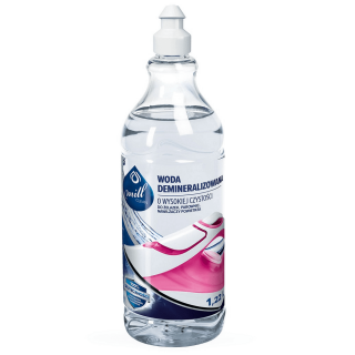 ECO Woda demineralizowana o wysokiej czystości - idealna do żelazek, parownic - Mill Clean - 1,22 l