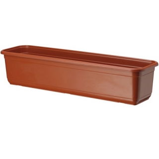 Skrzynka balkonowa Venus + podstawka - 60 cm - terakota