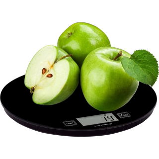 Waga kuchenna, czarna - 5 kg